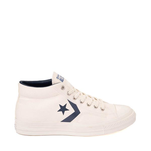 Converse Star Player 76 Mid Sneaker - White / Navy Sz 8