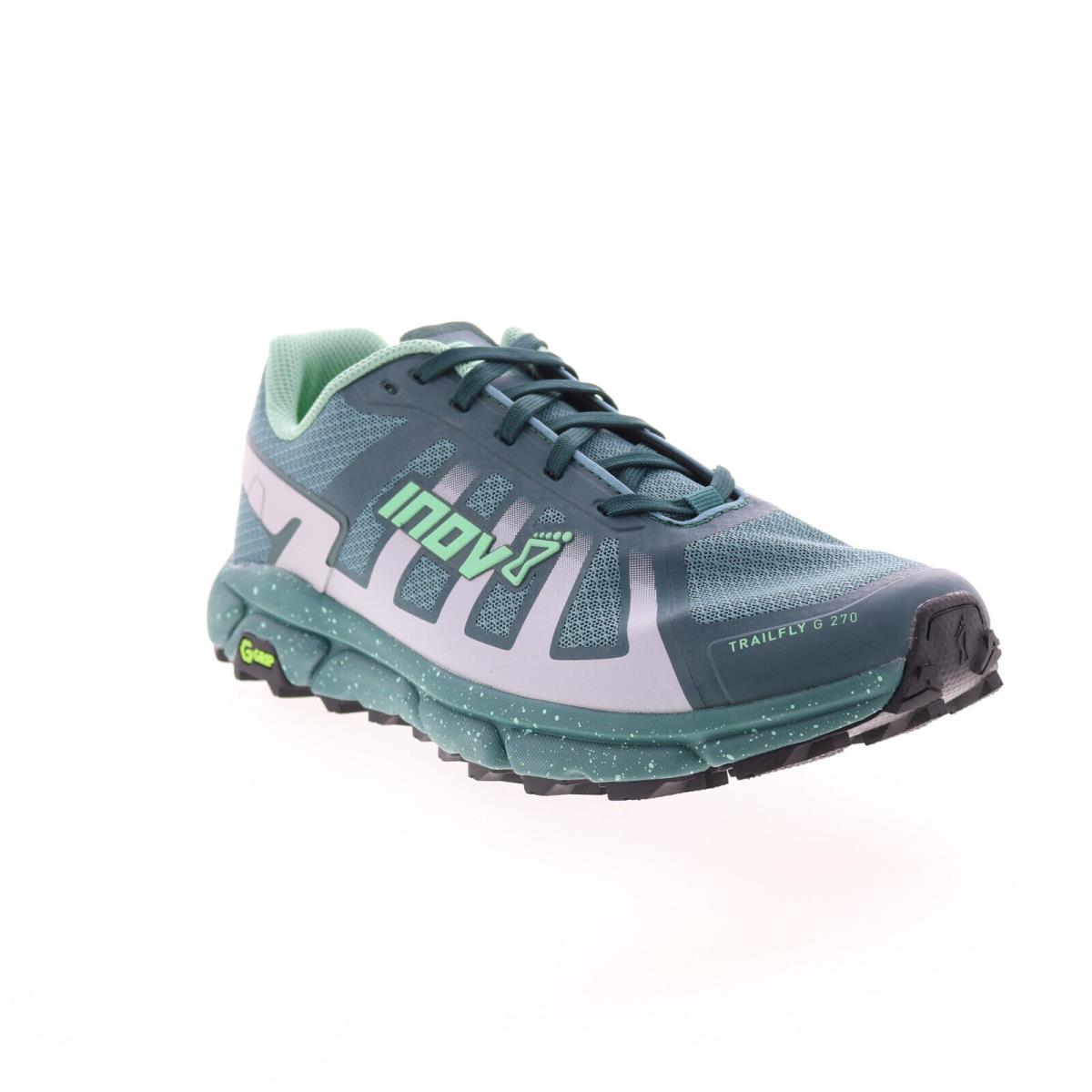 Inov-8 Trailfly G 270 001059-PIMT Womens Green Canvas Athletic Hiking Shoes