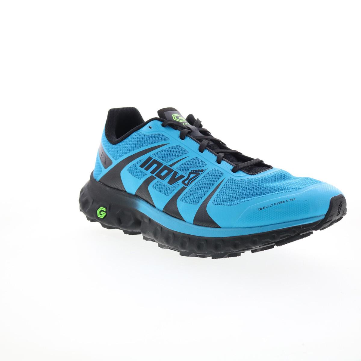 Inov-8 Trailfly Ultra G 300 Max 000977-BLBK Mens Blue Athletic Hiking Shoes