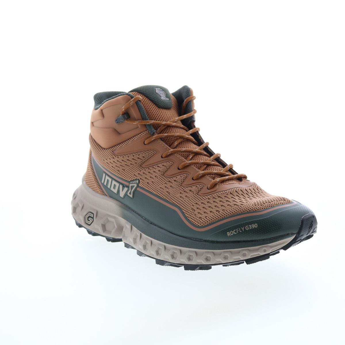 Inov-8 Rocfly G 390 000995-TATP Mens Brown Canvas Lace Up Hiking Boots