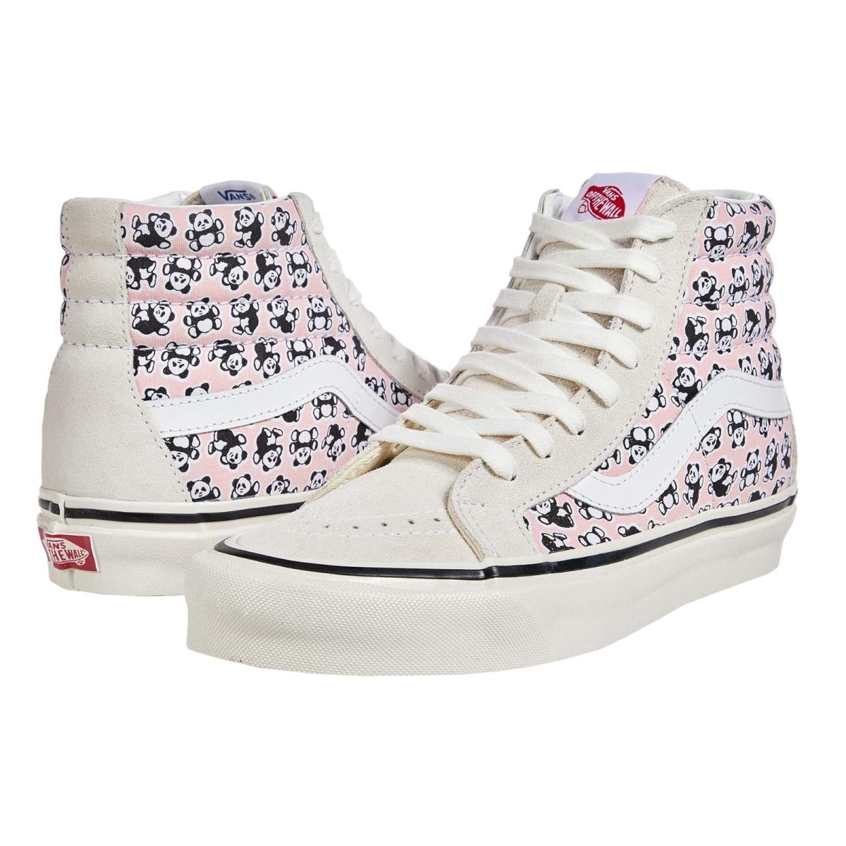 Woman`s Sneakers Athletic Shoes Vans SK8-Hi 38 DX Anaheim Factory OG Pandas/OG Pink