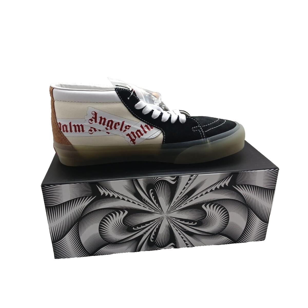 Vans Sk8-MidVlt Lx Palm Angels Black/chipm Unisex US Shoe Size M: 9.0 W: 10.5