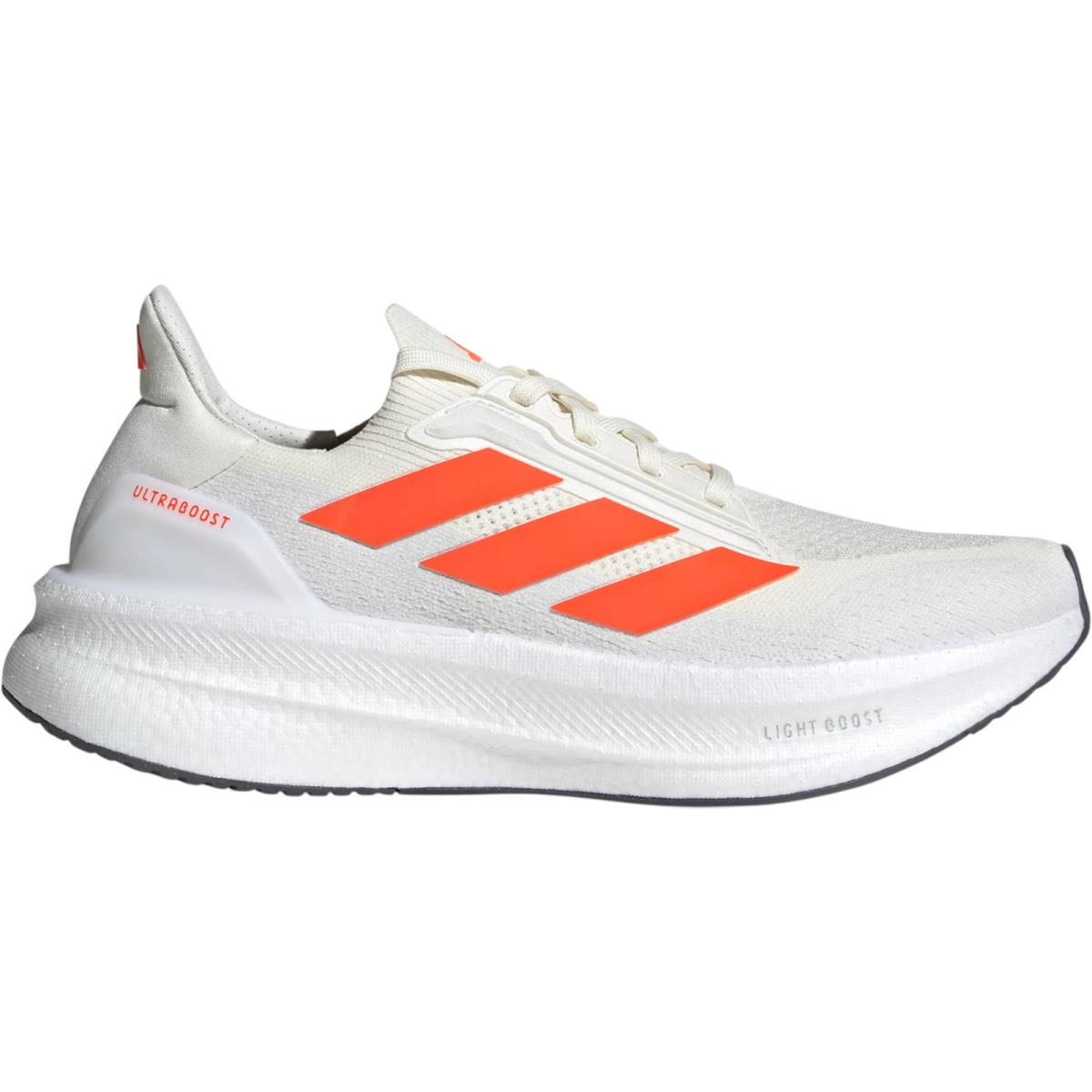 Adidas Ultraboost 5X Men`s Running Shoes All Colors US Sizes 7-14 Off White/Impact Orange/Crystal White