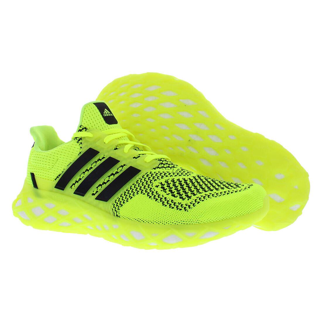 Adidas Ultraboost Web Dna Mens Shoes - Neon/Black, Main: Yellow