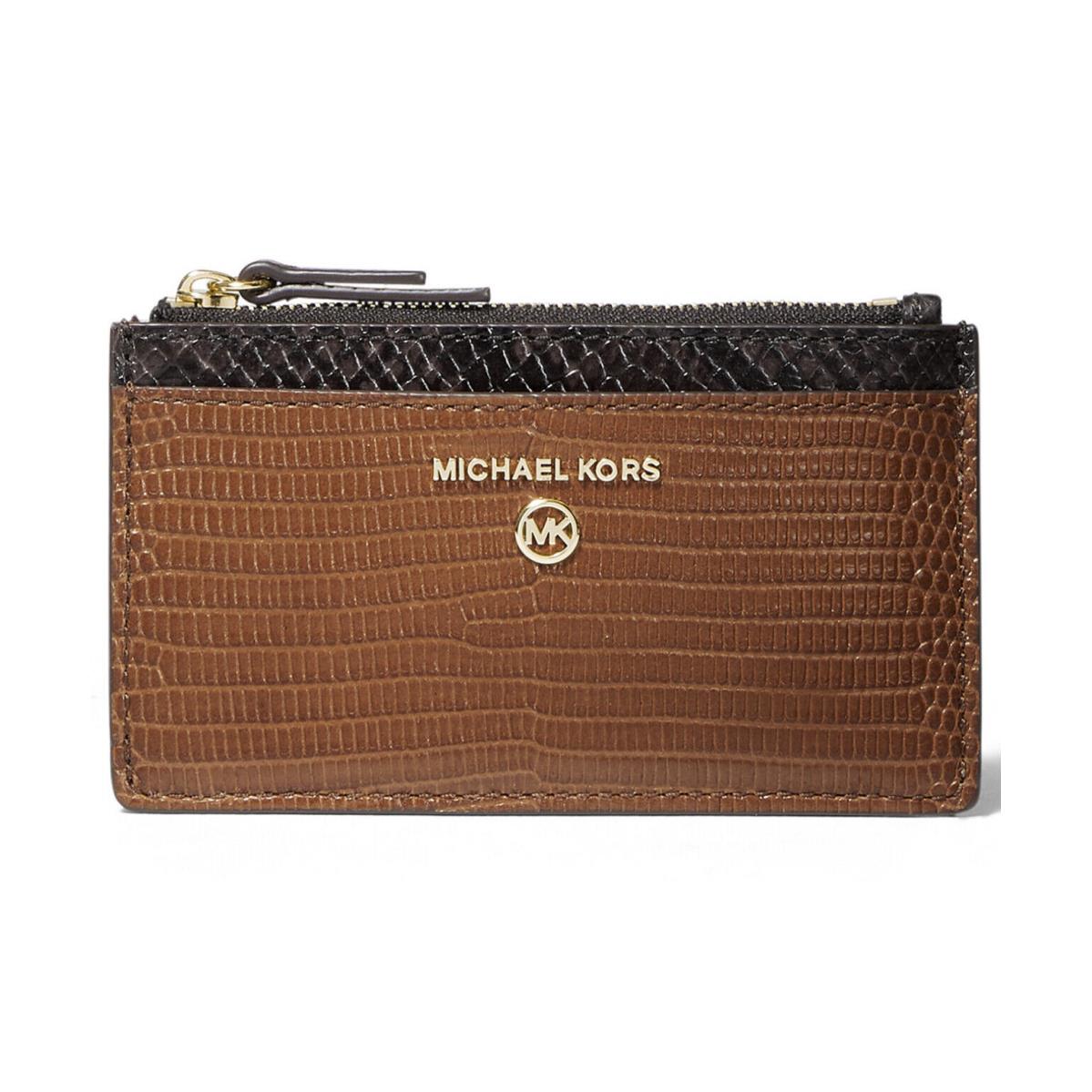 Michael Kors Small Slim Card Case Wallet 32FOGT9D6L / 32F0GT9D5N / 32H0GT9D5T Luggage Multi