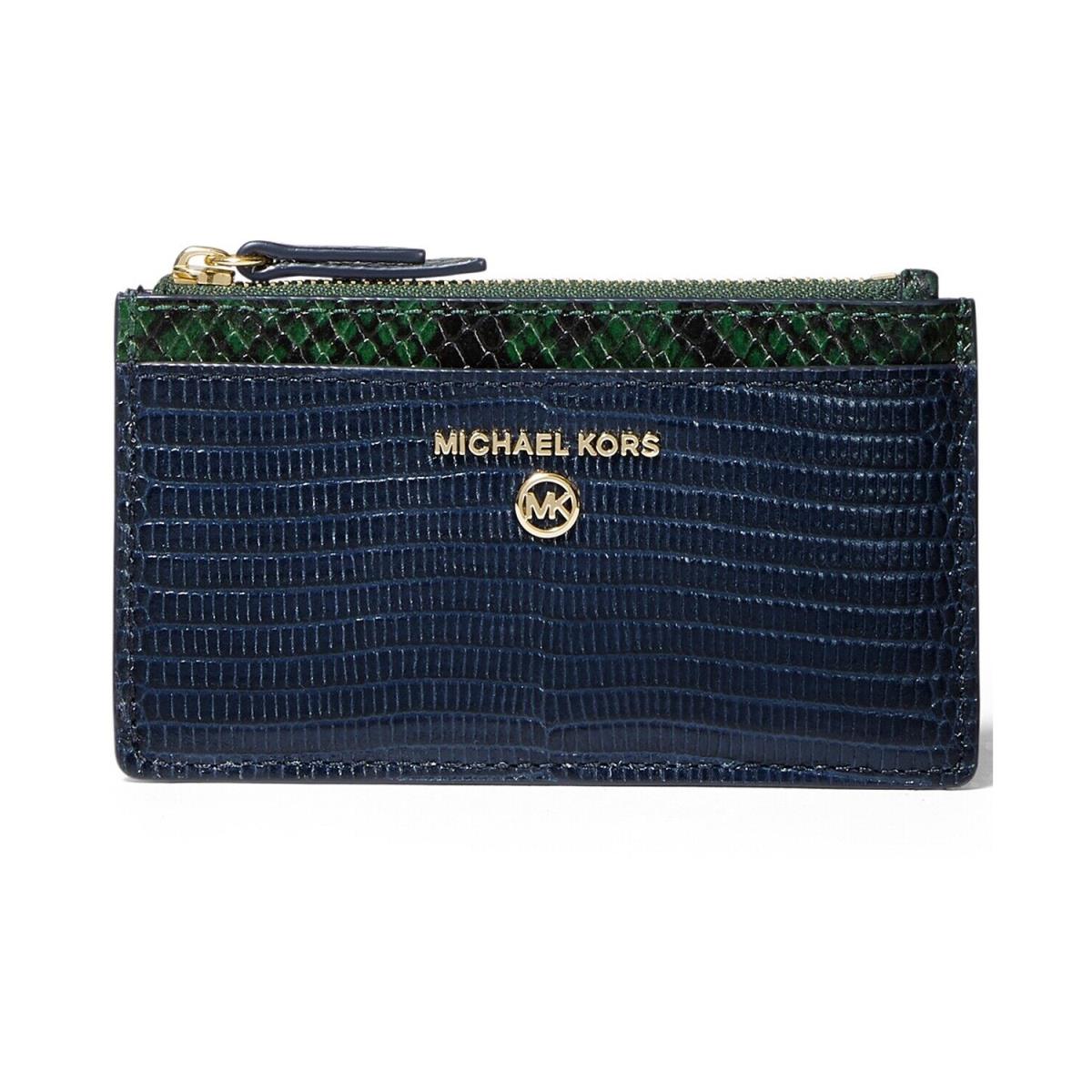 Michael Kors Small Slim Card Case Wallet 32FOGT9D6L / 32F0GT9D5N / 32H0GT9D5T Moss Multi