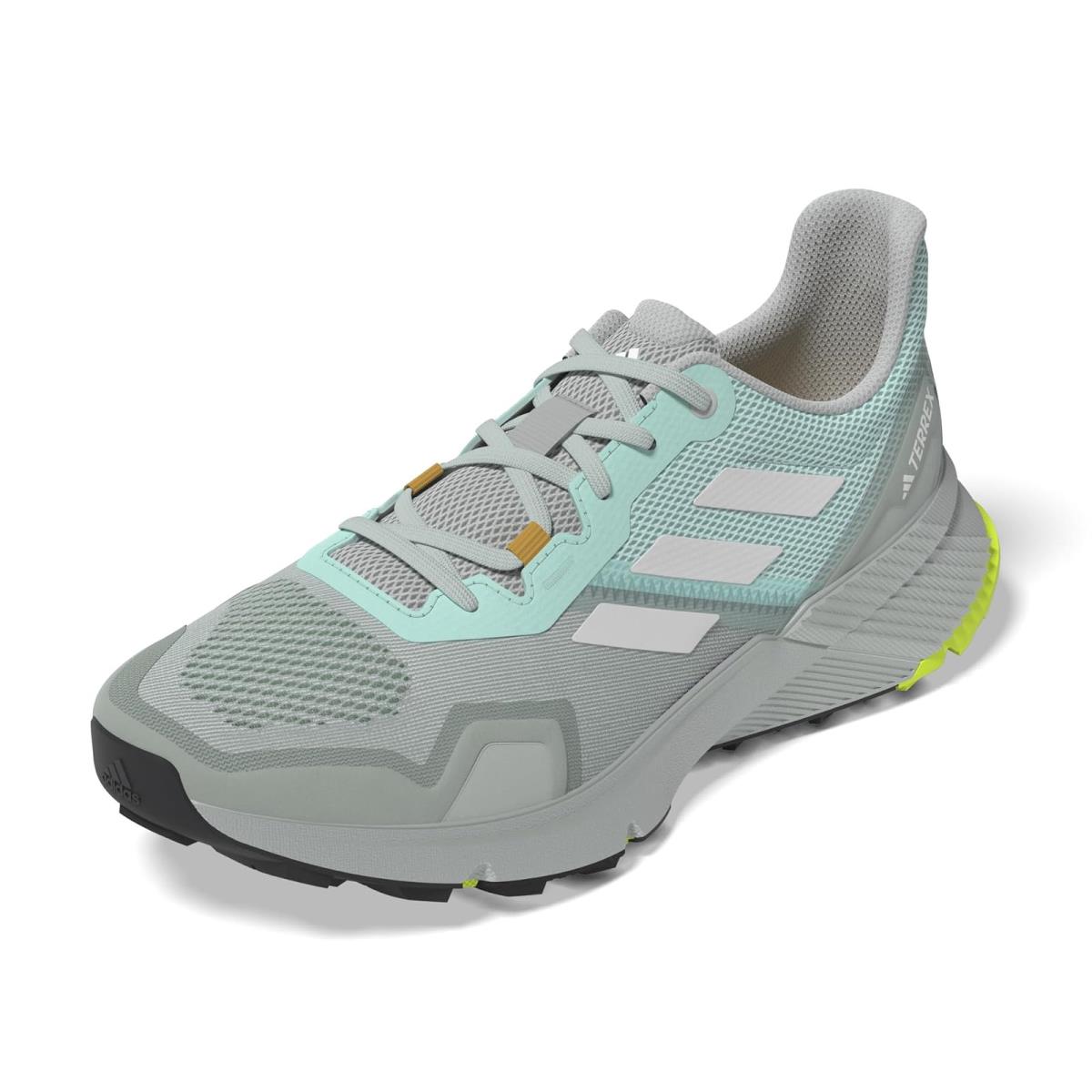 Woman`s Sneakers Athletic Shoes Adidas Outdoor Terrex Soulstride - Semi Flash Aqua/Crystal White/Wonder Silver