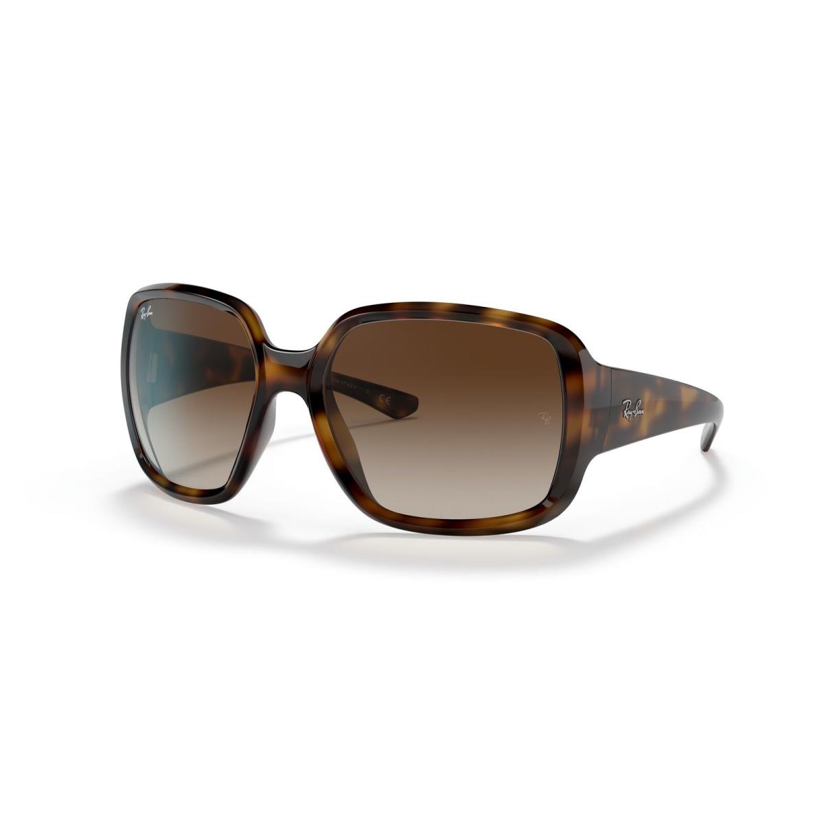 Ray-ban Oversized Square Sunglasses Havana Frame with Gradient Lenses - Havana, Frame: Havana, Lens: Gradient Dark Brown