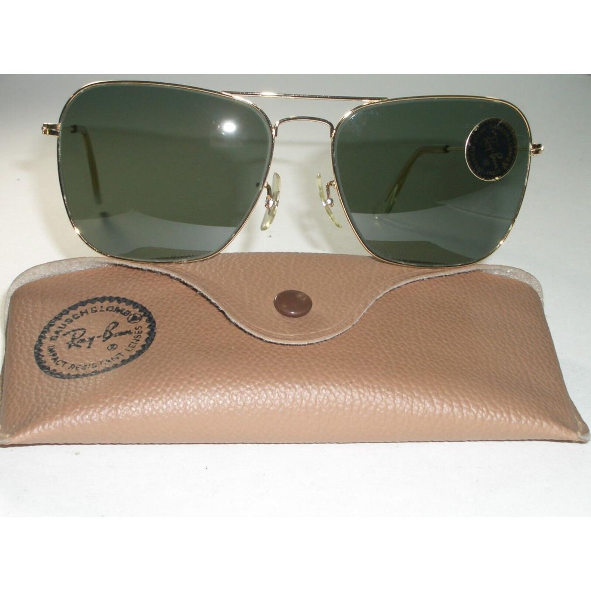 1960`s 58 16mm Vintage B L Ray Ban Gep G15 UV Caravan Aviator Sunglasses