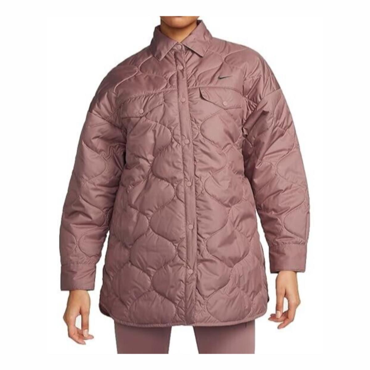 Nike Sportswear Essential Quilted Trench Coat Womens Size Xxl Jacket FB8732-208