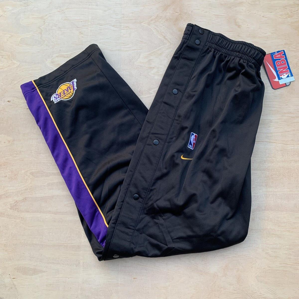 Deadstock Y2K Los Angeles Lakers Nike Warm Up Pants Xxl Snap Up Kobe Era Nos