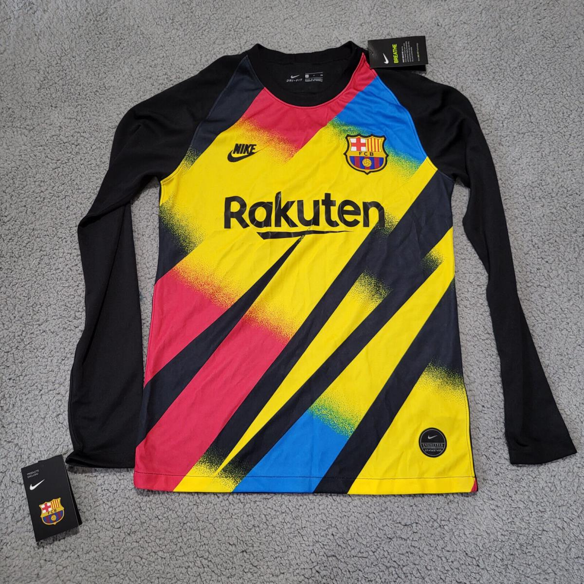 Nike FC Barcelona Goalkeeper Jersey 2020 Champions League Men`s Small BV1483-720