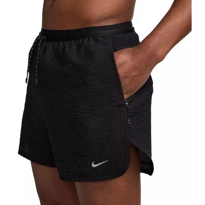 Nike Men`s Dri-fit Adv 4 Brief-lined Running Division Shorts Size Small