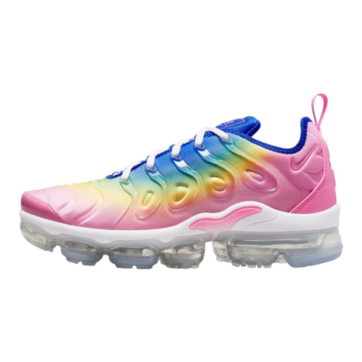 Nike Air Vapormax Plus Womens Size 6 Rainbow Pink Green Blue Yellow FJ4550 606 SporTipTop