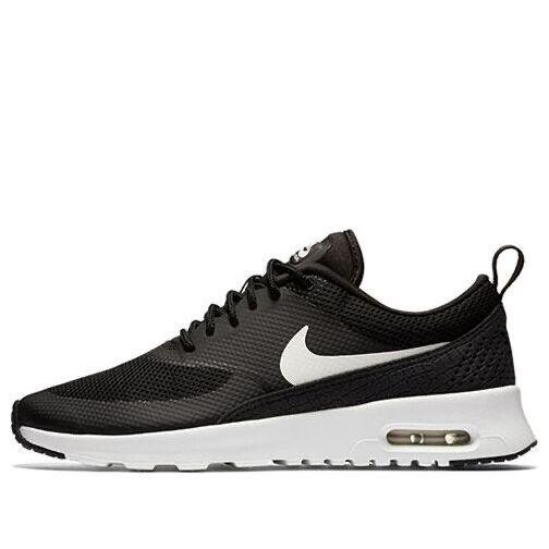 Women`s Nike Air Max Thea Shoes Size: 5 Color: Black White Soles - Black