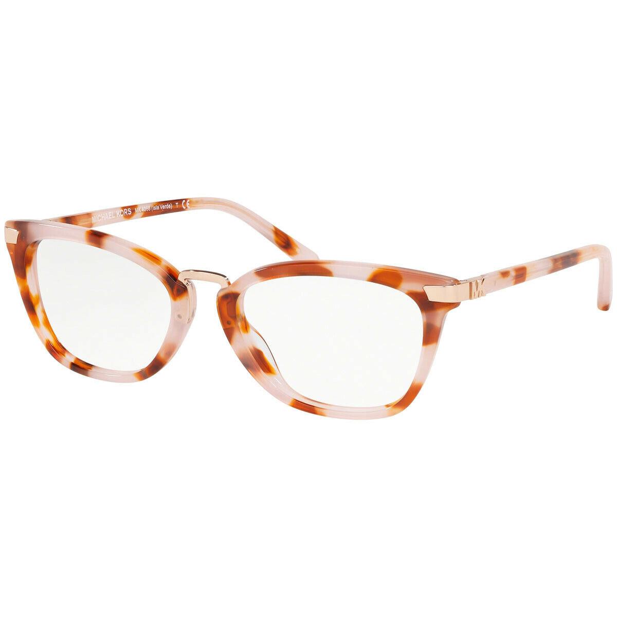 Michael Kors Eyeglasses MK4066 3791 Isla Verde DB126.18 Milky Coral 52MM