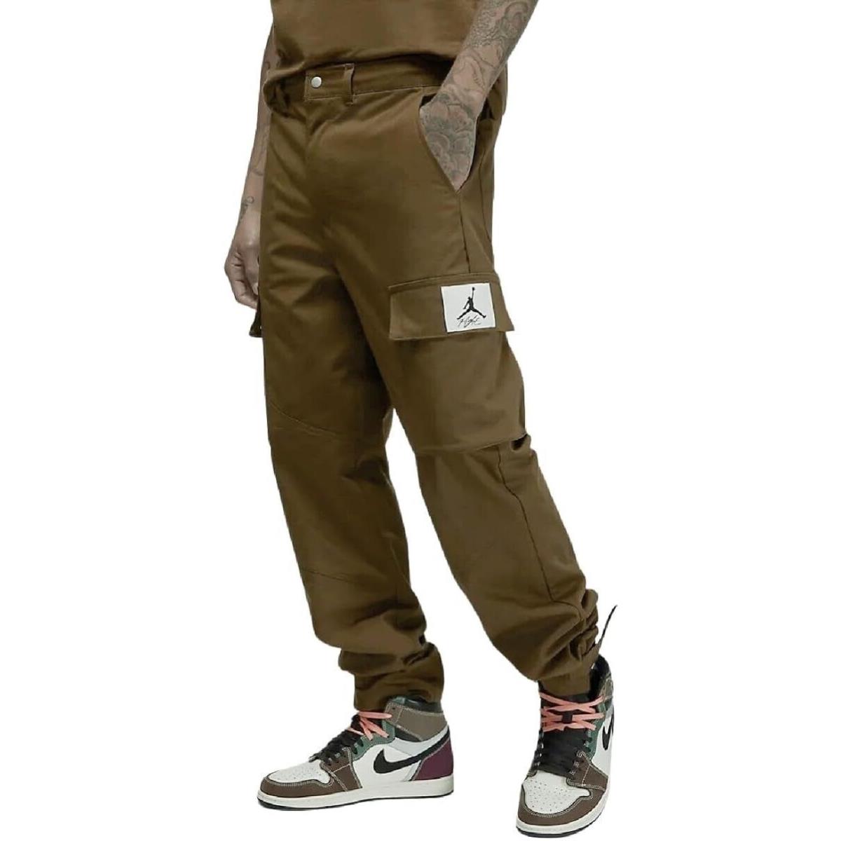 Nike Jordan Men`s Essentials Utility Pants Medium Light Olive