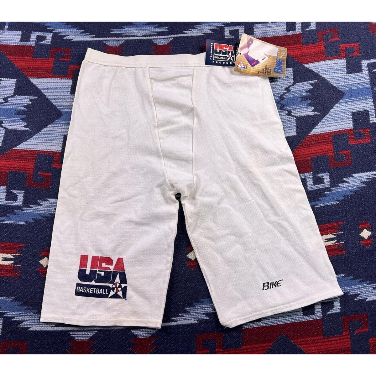 Nike Vtg Bike Pro Nba Olympic Usa Dream Team Training Game Compression Shorts 90s L