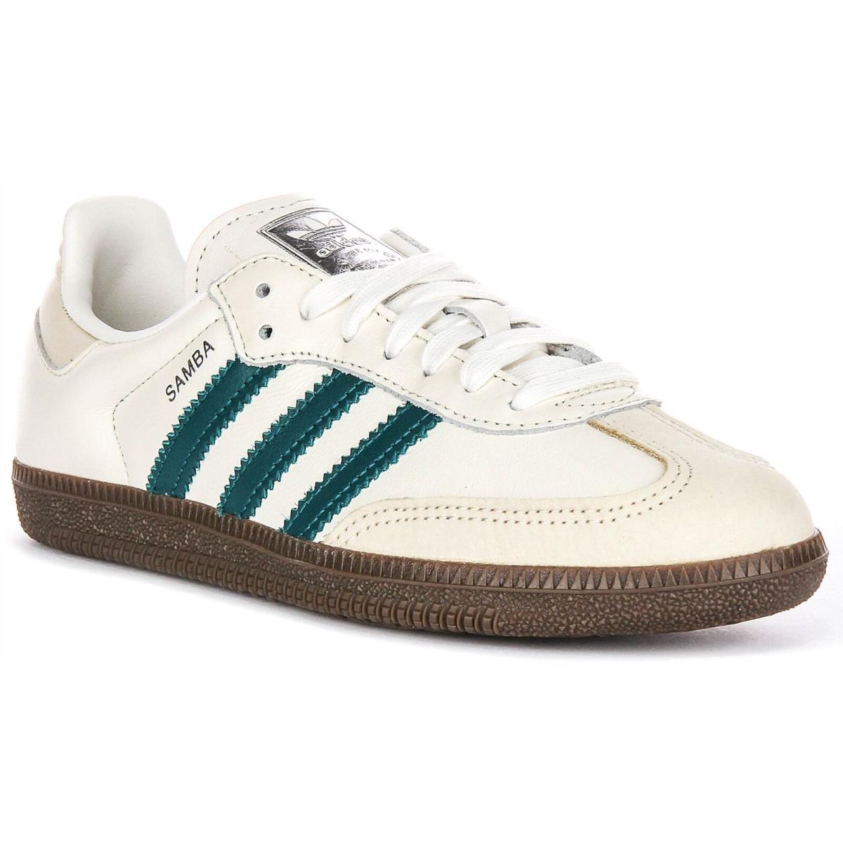 Adidas Samba Og 3 Stripes Retro Contrast 70s Womeans Sneakers Cream US 5-11 - CREAM