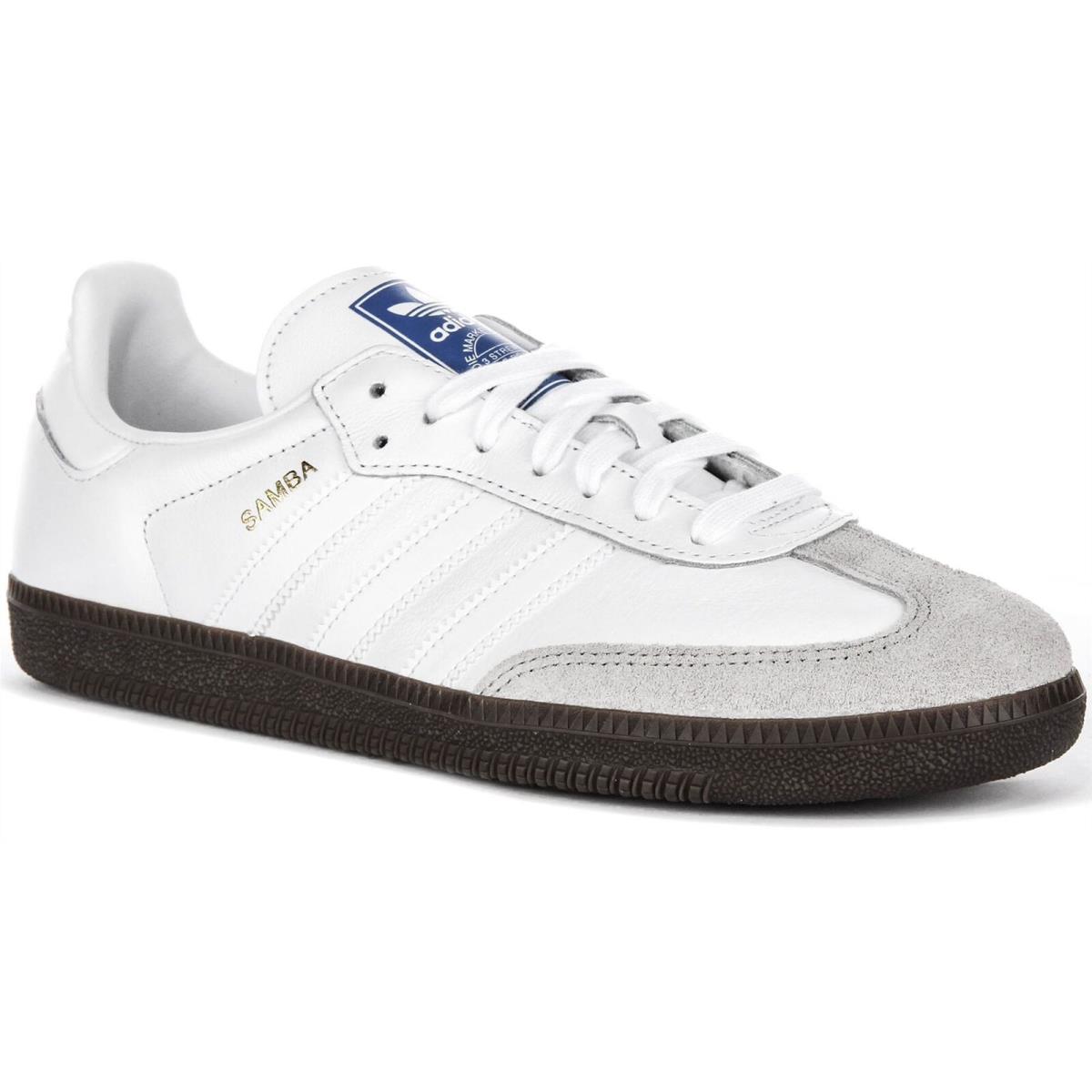 Adidas Samba Og 3 Stripes Retro Contrast 70s Mens Sneakers White US 6 - 13