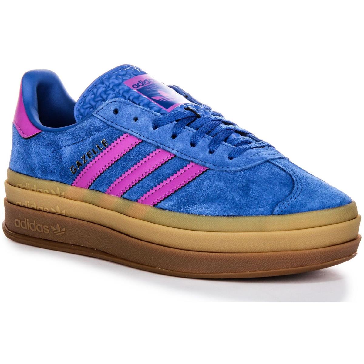 Adidas Gazelle Three Layers Q Pannel Gum Sole Womens Sneakers Blue US 5 - 10 BLUE