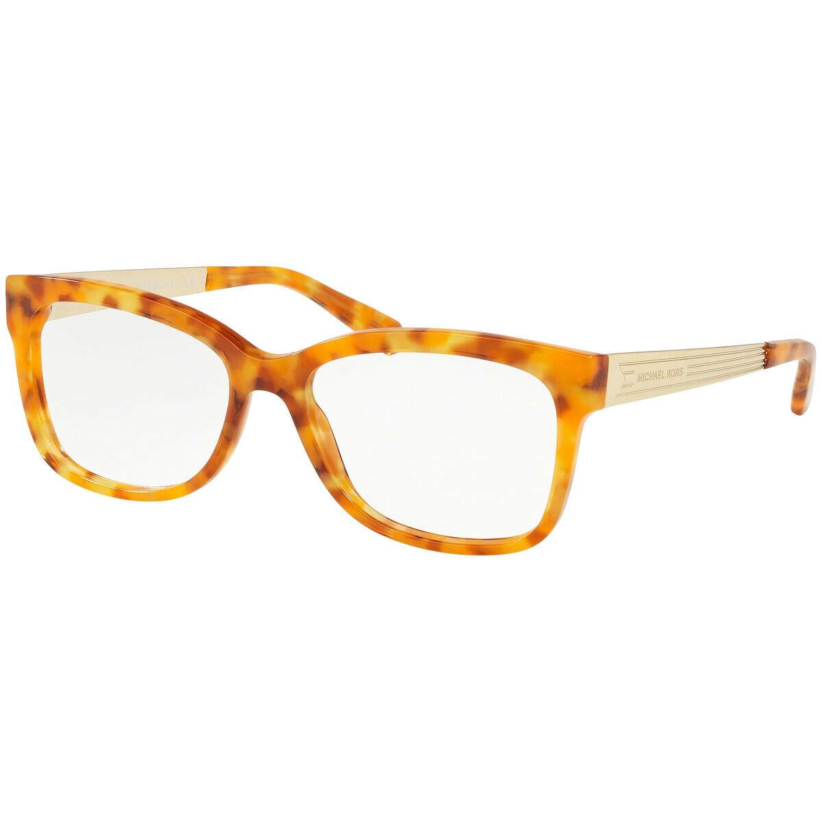 Michael Kors Eyeglasses MK 4064 3734 Paloma Iii Amber Tort W Demo Lens 55MM