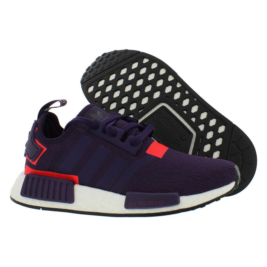 Adidas Nmd R1 Mens Shoes Size 4 Color: Black/orange