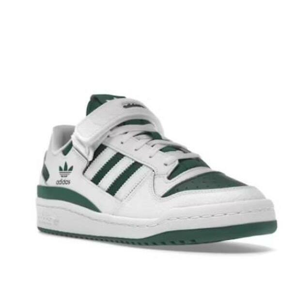 Adidas Forum Low `white Collegiate Green` GY8556 Sz 6.5