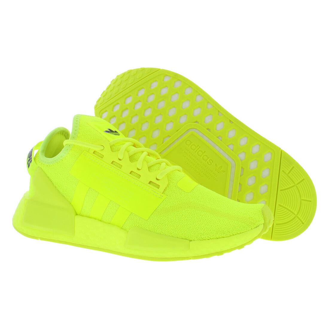 Adidas Nmd R1.V2 Mens Shoes Size 8.5 Color: Neon/neon - Neon/Neon, Main: Yellow