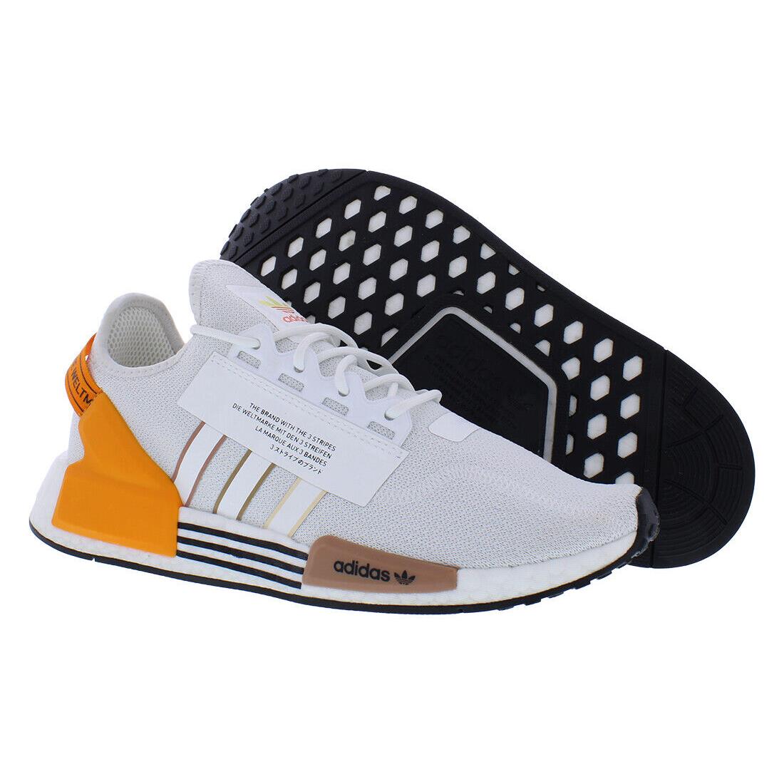 Adidas Nmd R1 V2 Mens Shoes Size 9.5 Color: White/orange