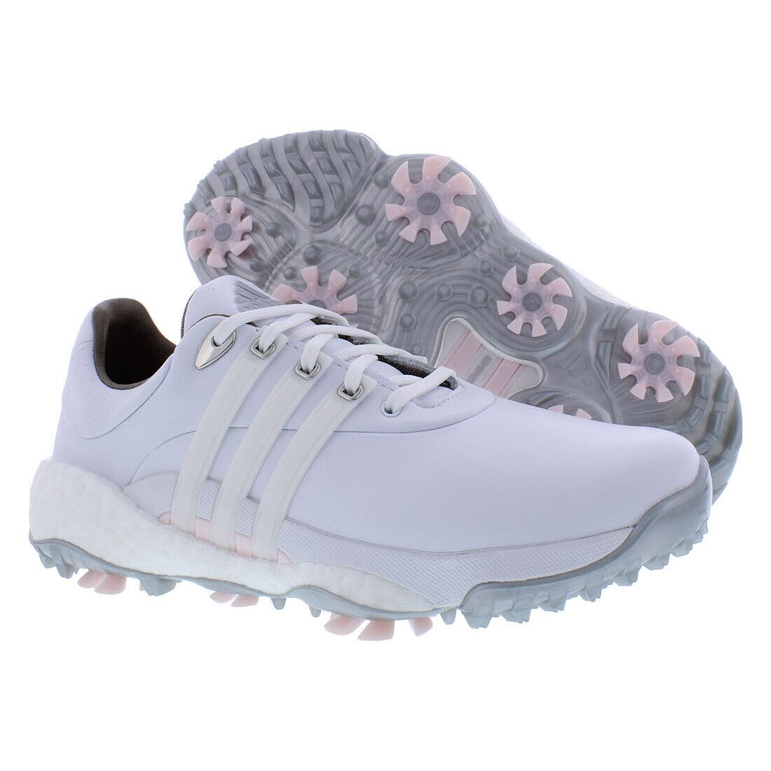 Adidas Tour360 22 Womens Shoes Size 10 Color: Grey/white/pink