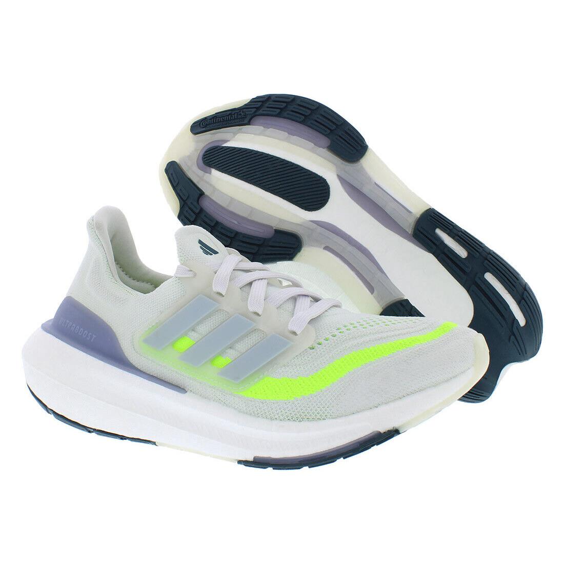 Adidas Ultraboost Light Womens Shoes Size 10.5 Color: White/green - White/Green, Main: White