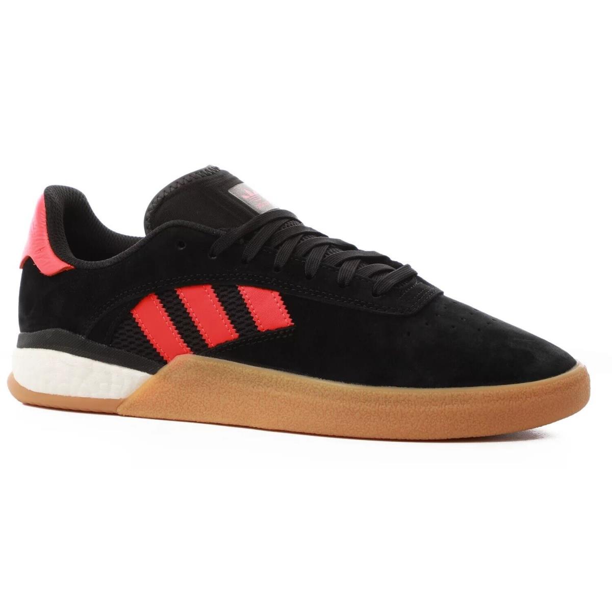 Adidas 3ST.004 Shoes Black Red 8.5