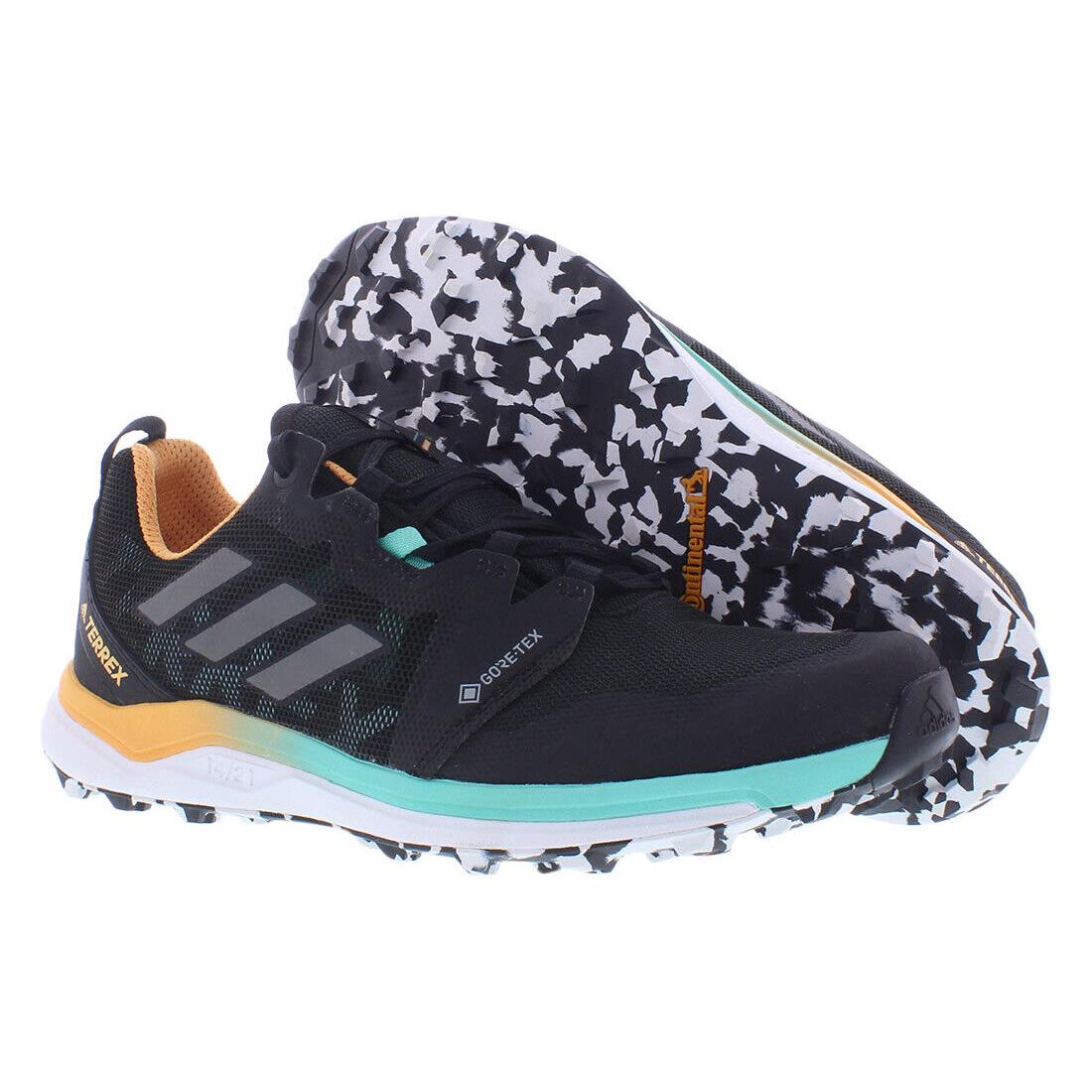 Adidas Terrex Agravic Gtx Womens Shoes Size 7 Color: Black/grey/hazy Orange - Black/Grey/Hazy Orange, Main: Black