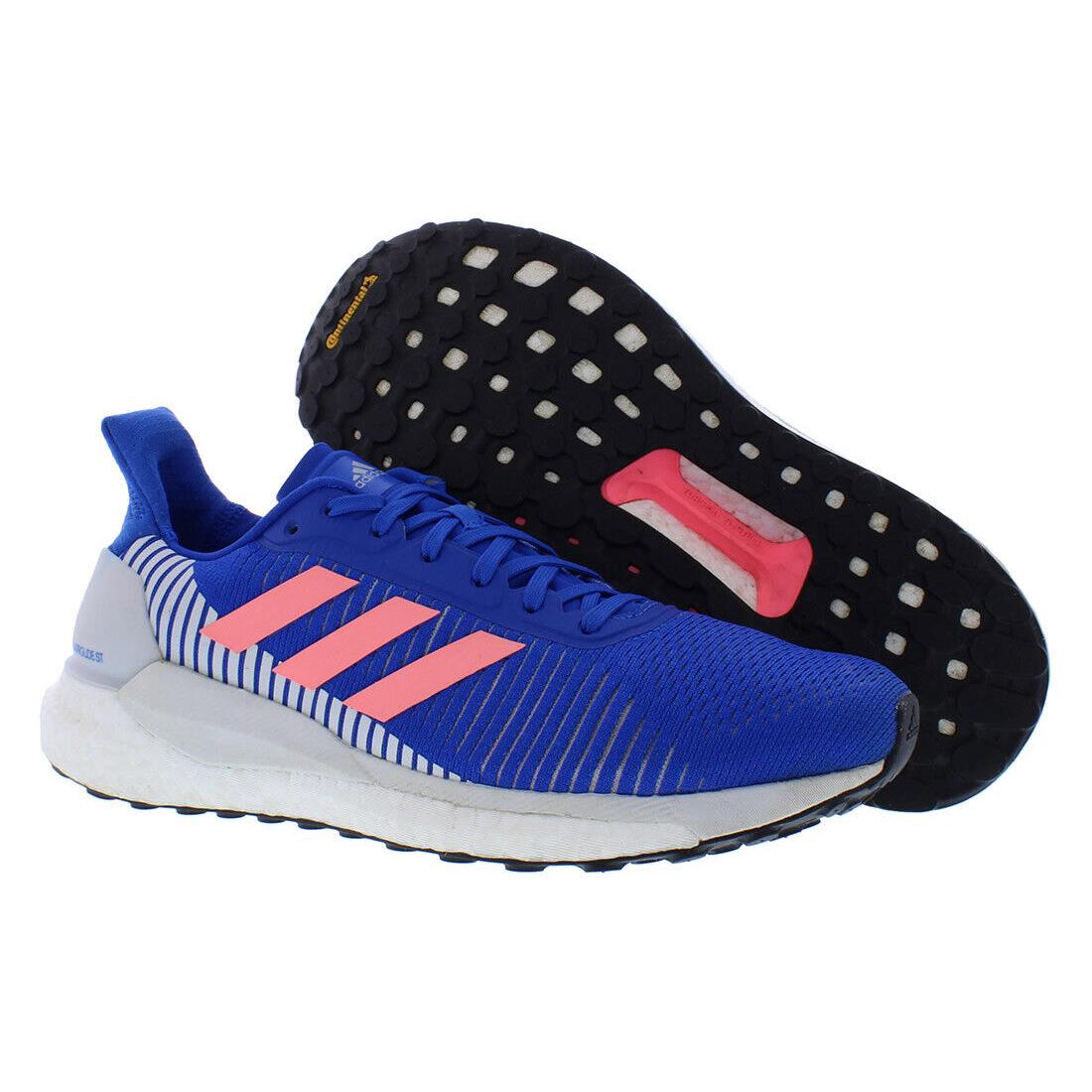 Adidas Solar Glide ST 19 Womens Shoes Size 9.5 Color: Blue/coral/white - Blue/Coral/White, Main: Blue