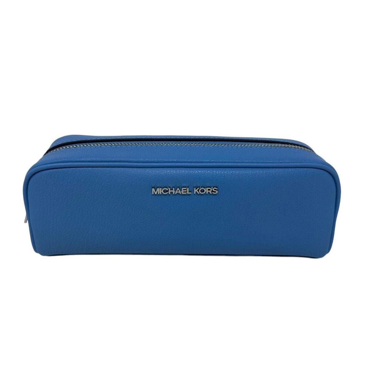 Michael Kors Giftables Medium Pencil Case South Pacific Leather Makeup Case - South Pacific