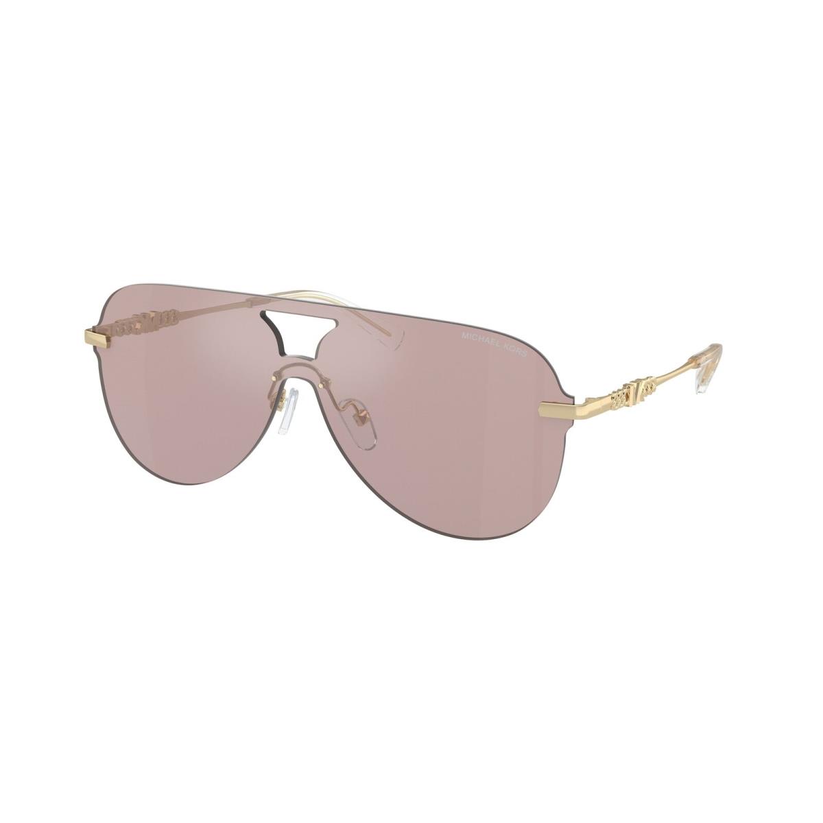 Michael Kors MK1149 1014VS Cyprus Pink Mirror Pink Black 37mm Women`s Sunglasses