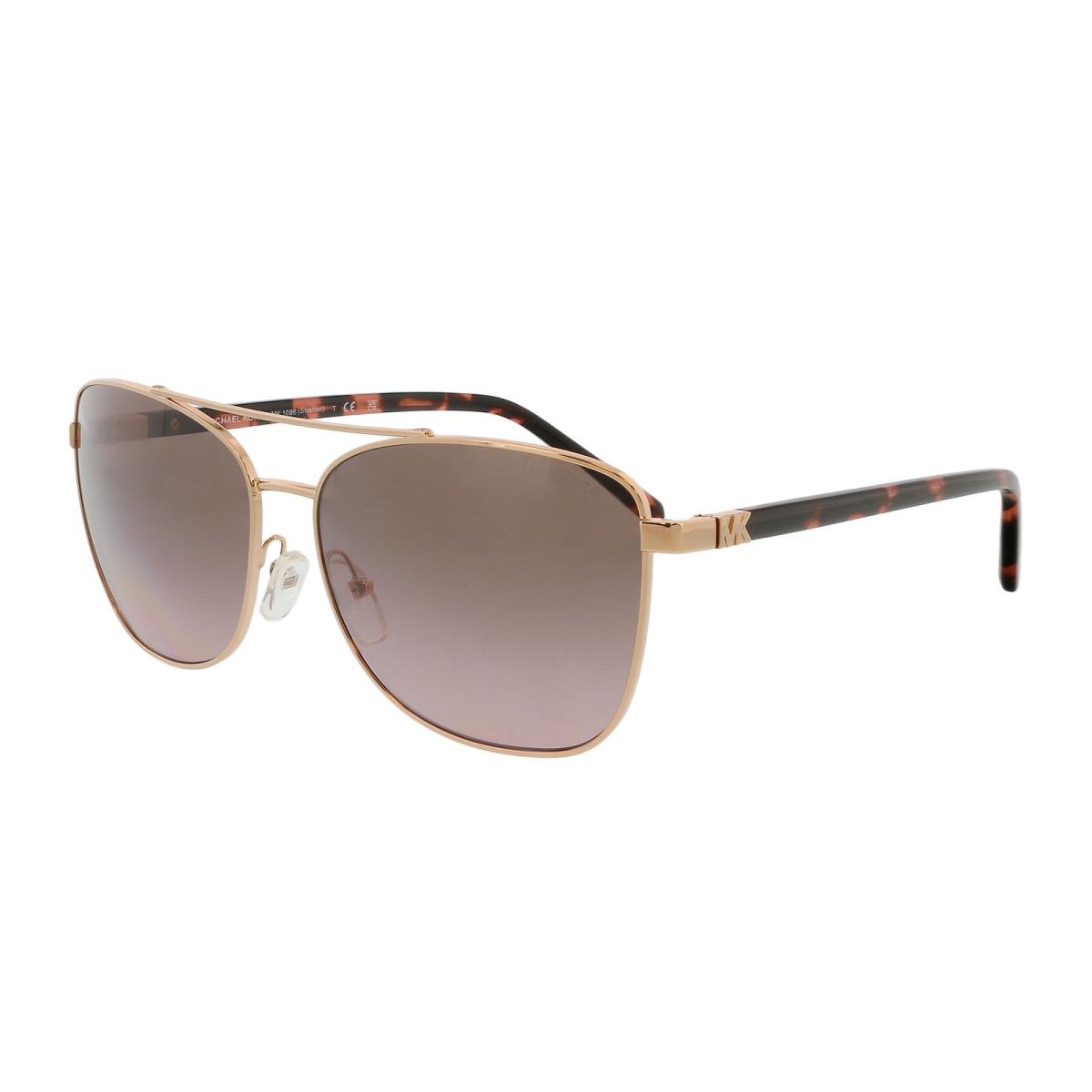 Michael Kors 0MK1096 110814 Stratton Square Full Rim Rose Gold Sunglasses