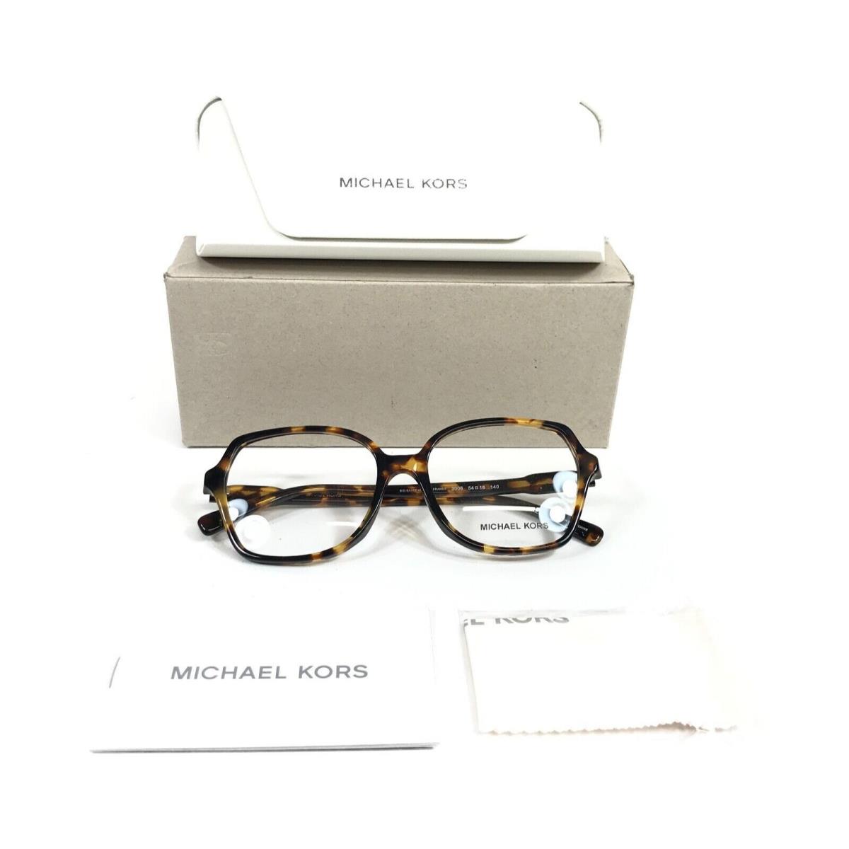 Michael Kors Eyeglasses Frame MK4111U Bernal 3006 Dark Tortoise Square 54-16-140