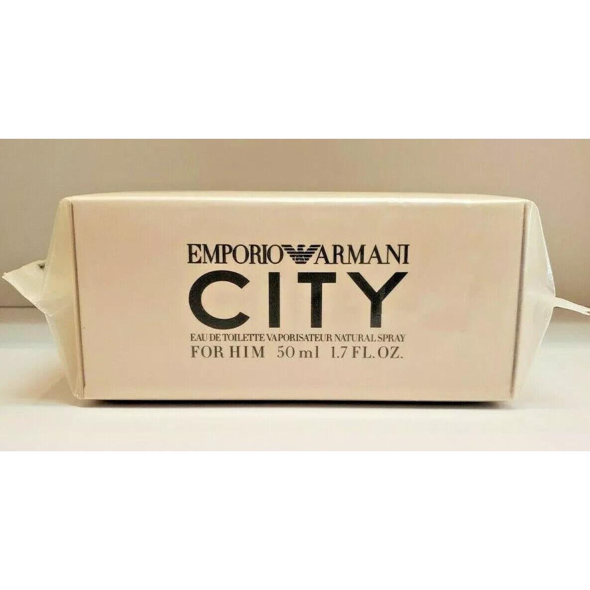 Emporio Armani City Glam 1.7 oz Eau De Toilette 50 ml Spray For Men+one Free Gif