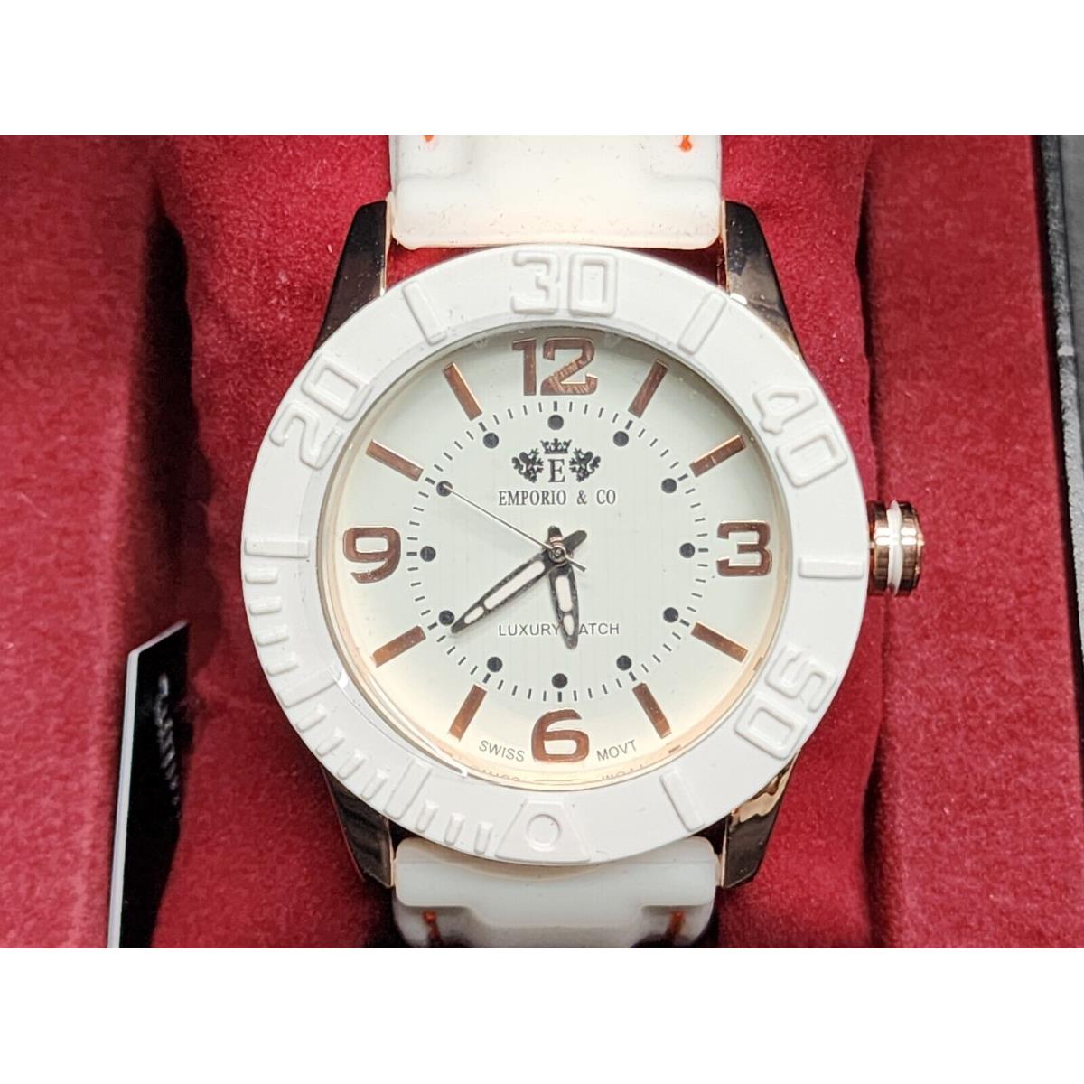 Emporio Armani Gianni White DO1291M Watch