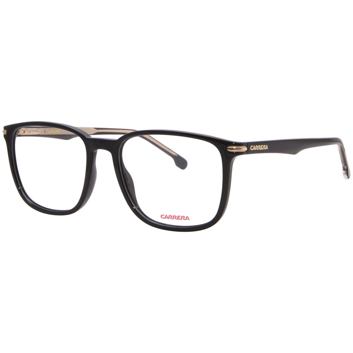 Carrera 292 807 Eyeglasses Men`s Black Full Rim Square Shape 55mm