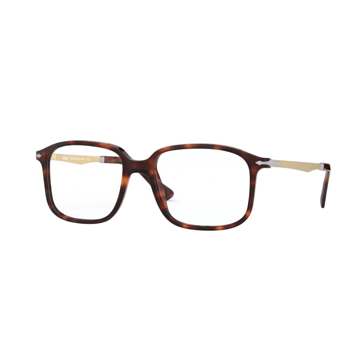 Persol PO3246V 24 Rectangle Havana Demo Lens 53 mm Men`s Eyeglasses