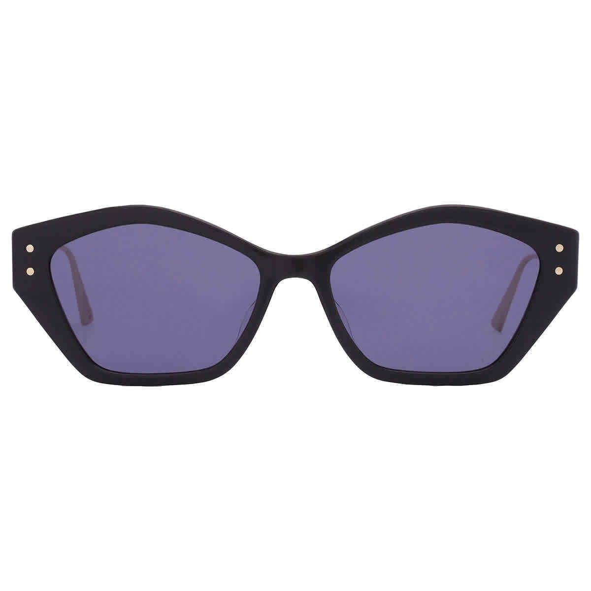 Dior Blue Geometric Ladies Sunglasses Missdior S1U CD40107U 01V 56