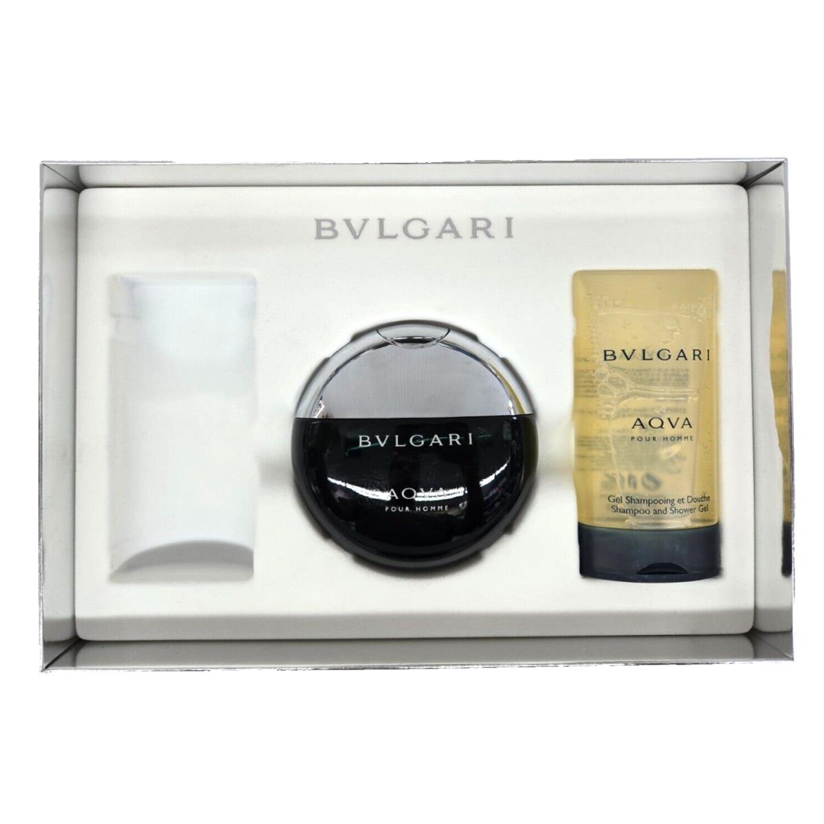 Bvlgari Aqva 2pc Set 1.7oz Edt Spray + 2.5oz Shower Gel