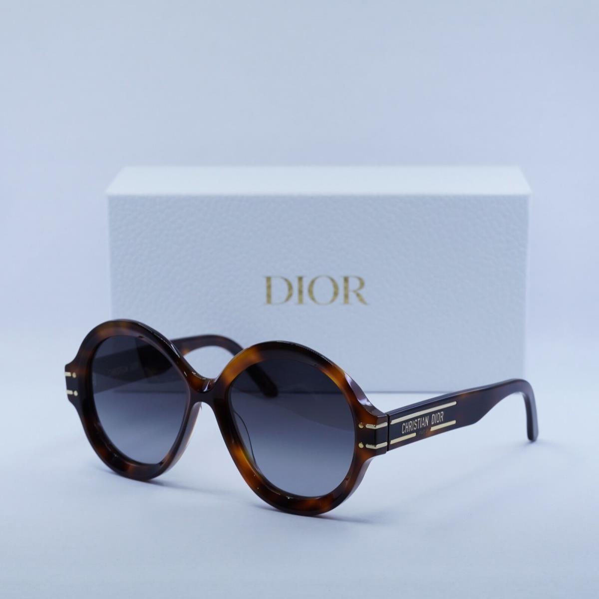 Dior Diorsignature R1U 26A1 Havana/smoke Gradient 57-17-140 Sunglasses