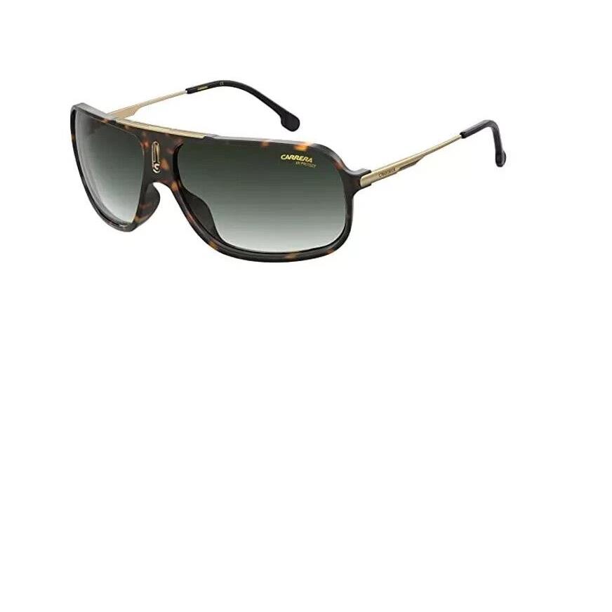 Carrera Havana/green Shaded 64 mm Unisex Sunglasses COOL65 0086 64 - Frame: Dark Havana, Lens: Green