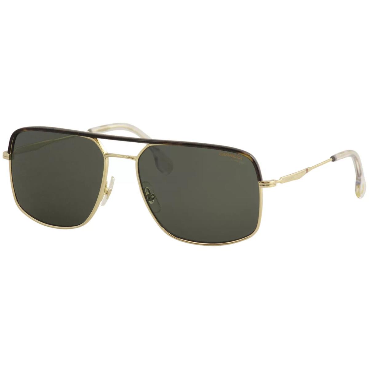 Carrera Men`s 152S 152/S Pefqt Gold/havana Pilot Sunglasses 60mm - Frame: Gold, Lens: Green