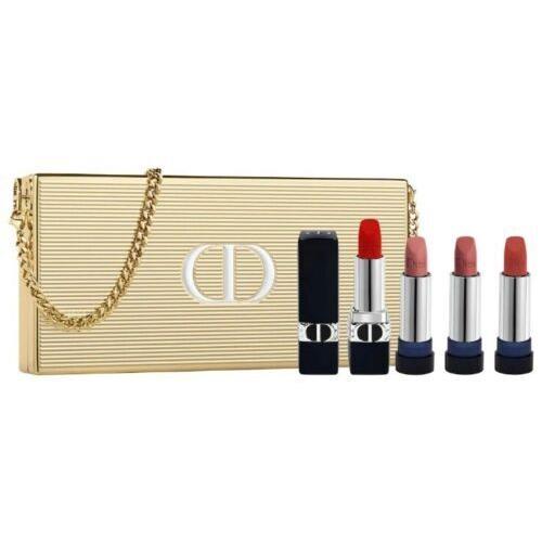 Dior Rouge Minaudire Clutch Lipstick Bag Set Limited Edition 2023 Holiday