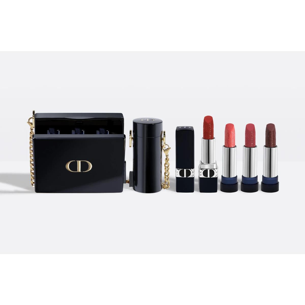 Dior Rouge Minaudi re Clutch 4-Piece Lipstick Set Ltd Edition2022